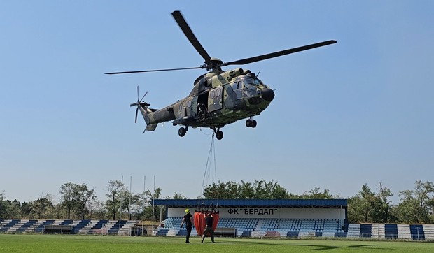 Gašenje požara Kladovo