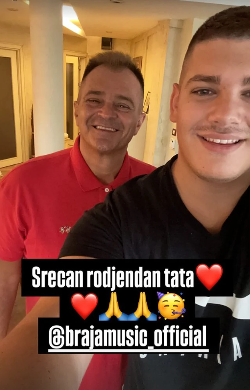 Dragan Brajović Braja i Mateja (Foto: Instagram)