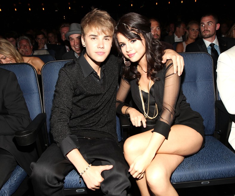 Selena Gomez i Justin Bieber w 2011 r. 