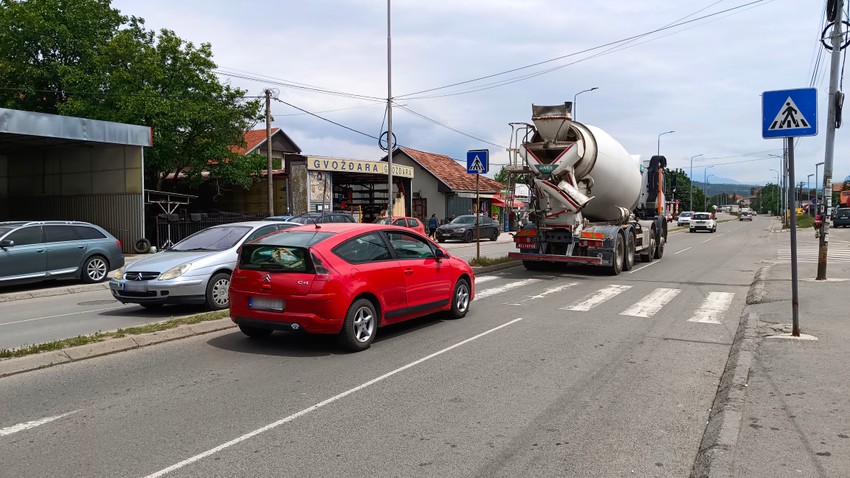 Pešački prelaz u Knjaževačkoj ulici u NIšu na kojem je stradala Zlatica Stojković