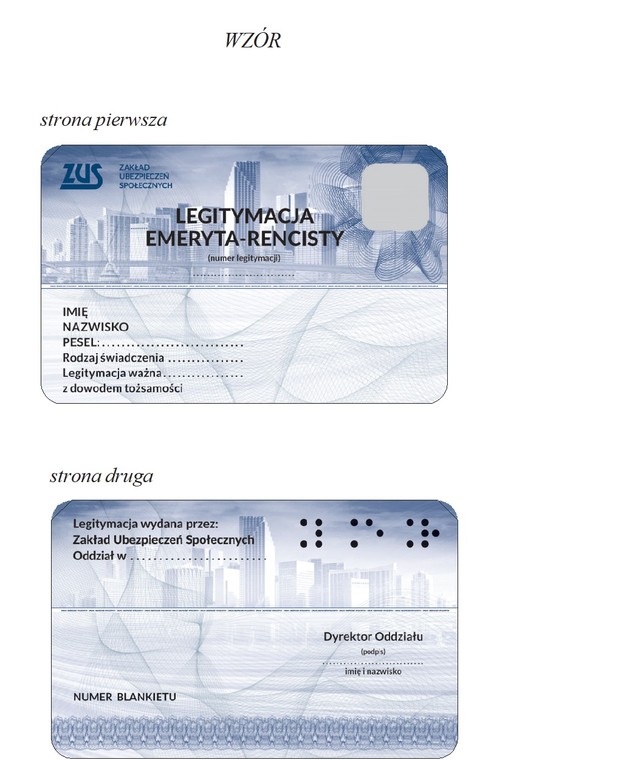 wzór legitymacji emeryta-rencisty po 12 lipca 2026 r.