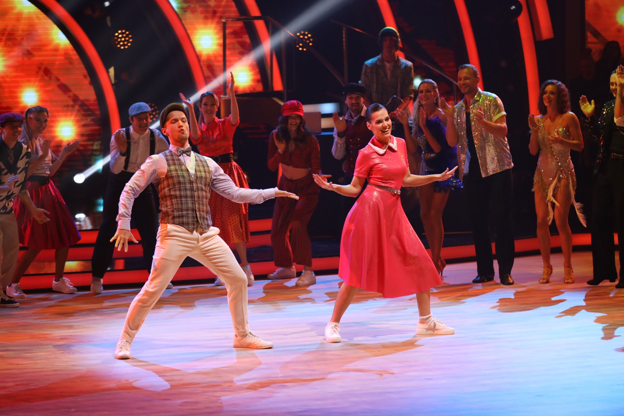 Viktor Vincze a Lucia Hlaváčková v Let's Dance.