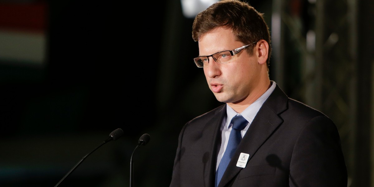 Gergely Gulyas, minister, szef kancelarii premiera Węgier.