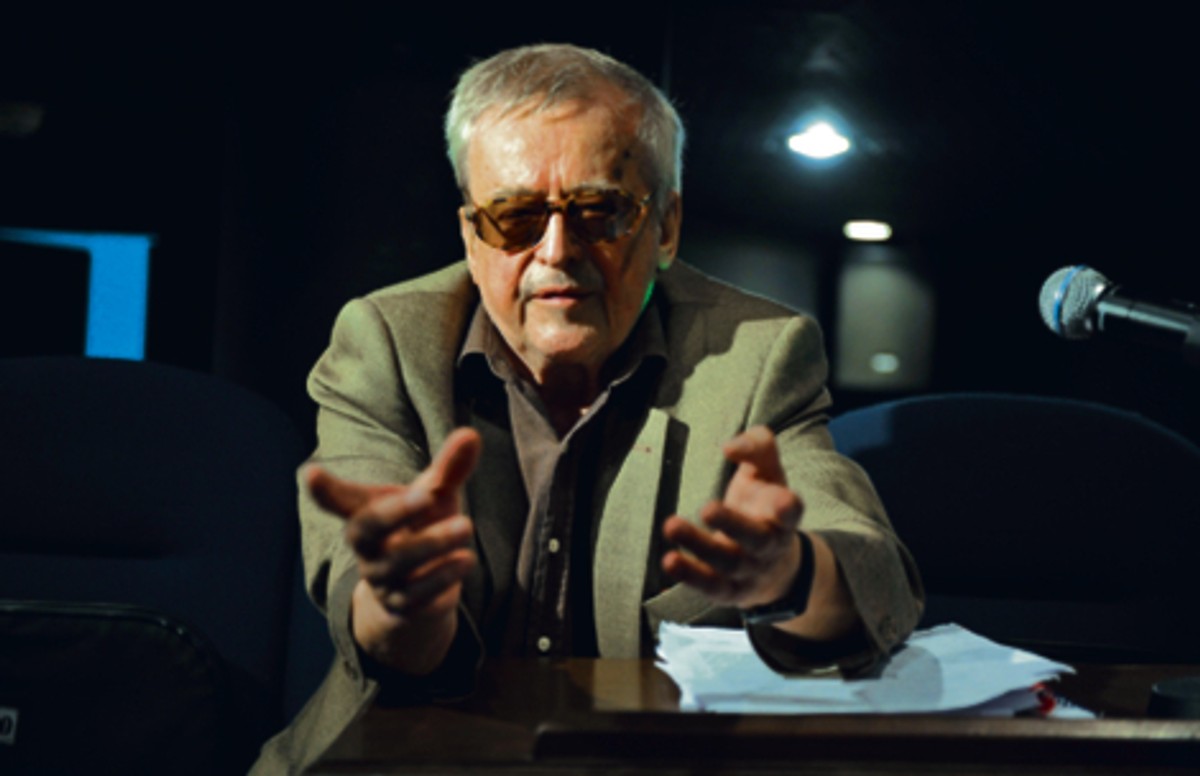 Jerzy Jarocki podczas prób do „Sprawy” w Teatrze Narodowym, 2011 r.