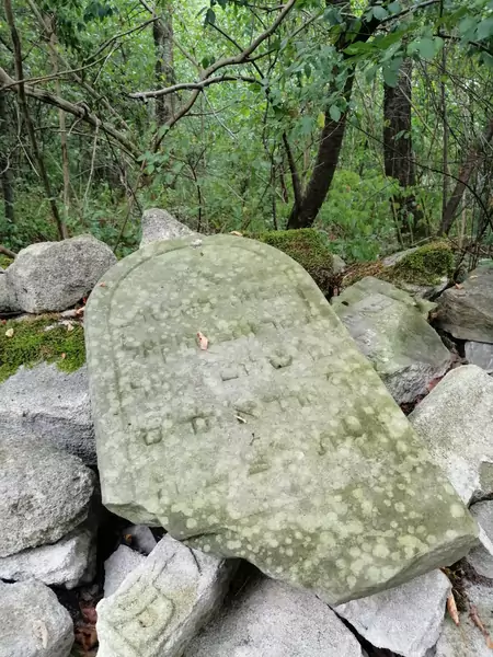 Rozbite macewy na cmentarzu żydowskim w Izbicy