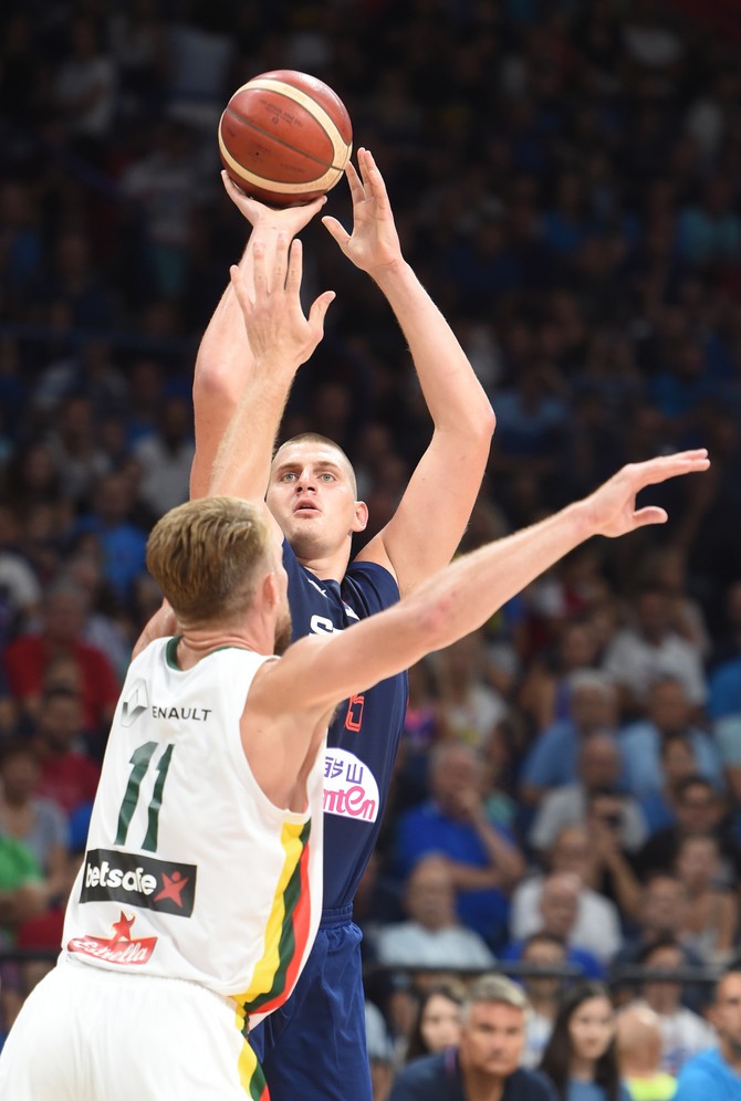 Nikola Jokić u dresu Srbije