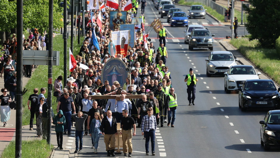 Przez stolicę przeszła Procesja Pokutna za Polskę