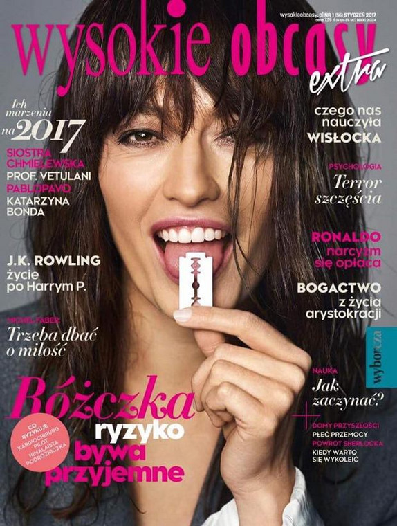 Magdalena Różczka na okładce "Wysokich Obcasów Extra"
