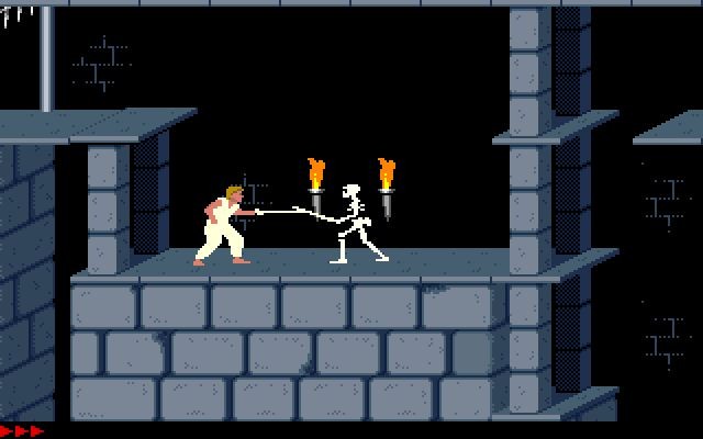 Screen z gry "Prince of Persia"