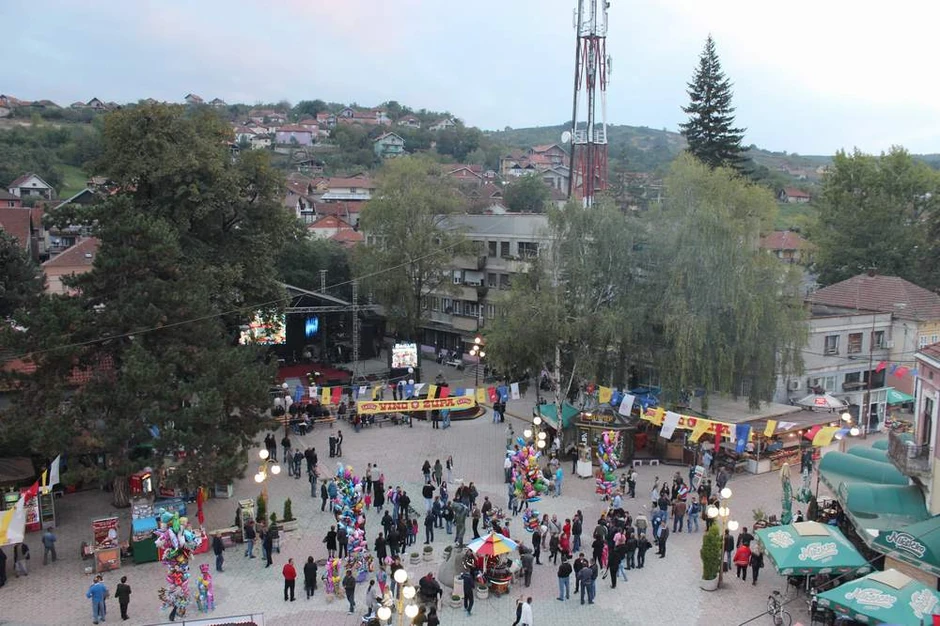 Centralni aleksandrovački trg, najvažnije mesto događaja
