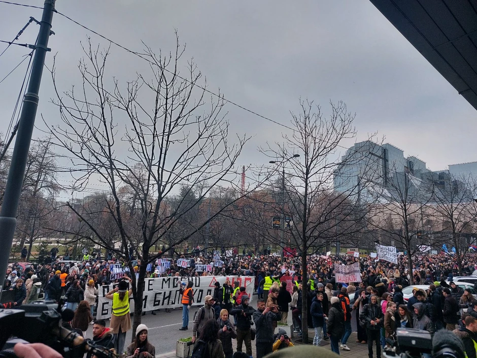 Protest ispred zgrade Vrhovnog javnog tužilaštva