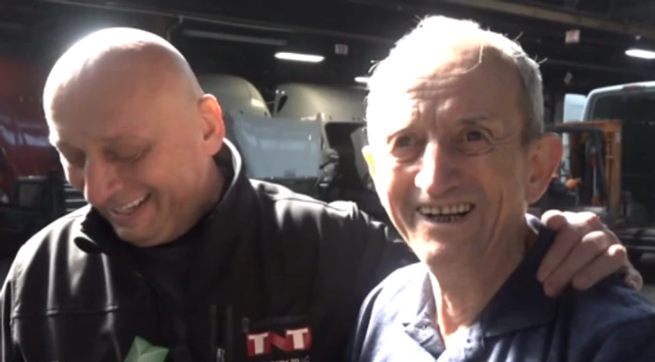 Nebojša sa ocem Nedeljkom