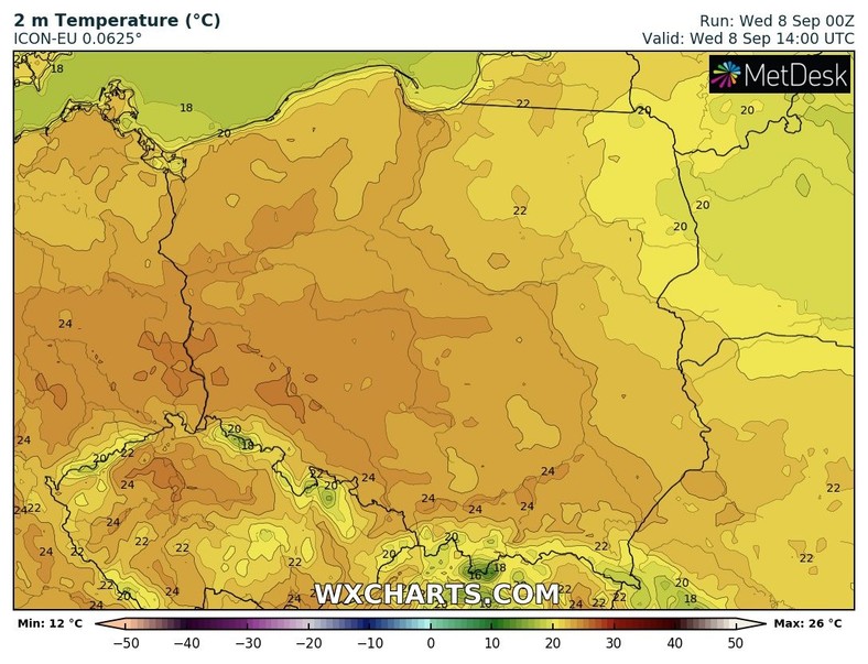 Bardzo ciepła środa