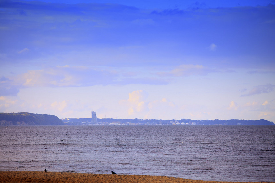 Gdynia, widok z Zatoki Gdań○skiej