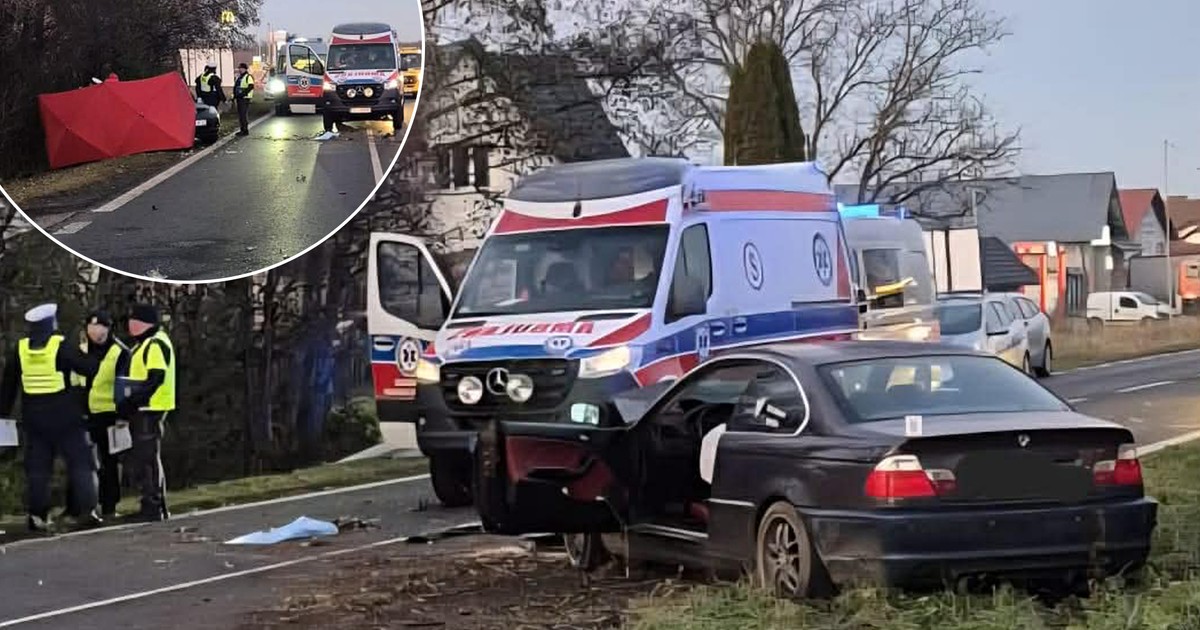 Tragedia na ul. Katowickiej w Ustroniu. Bmw zmiotło z drogi mazdę. Są ofiary