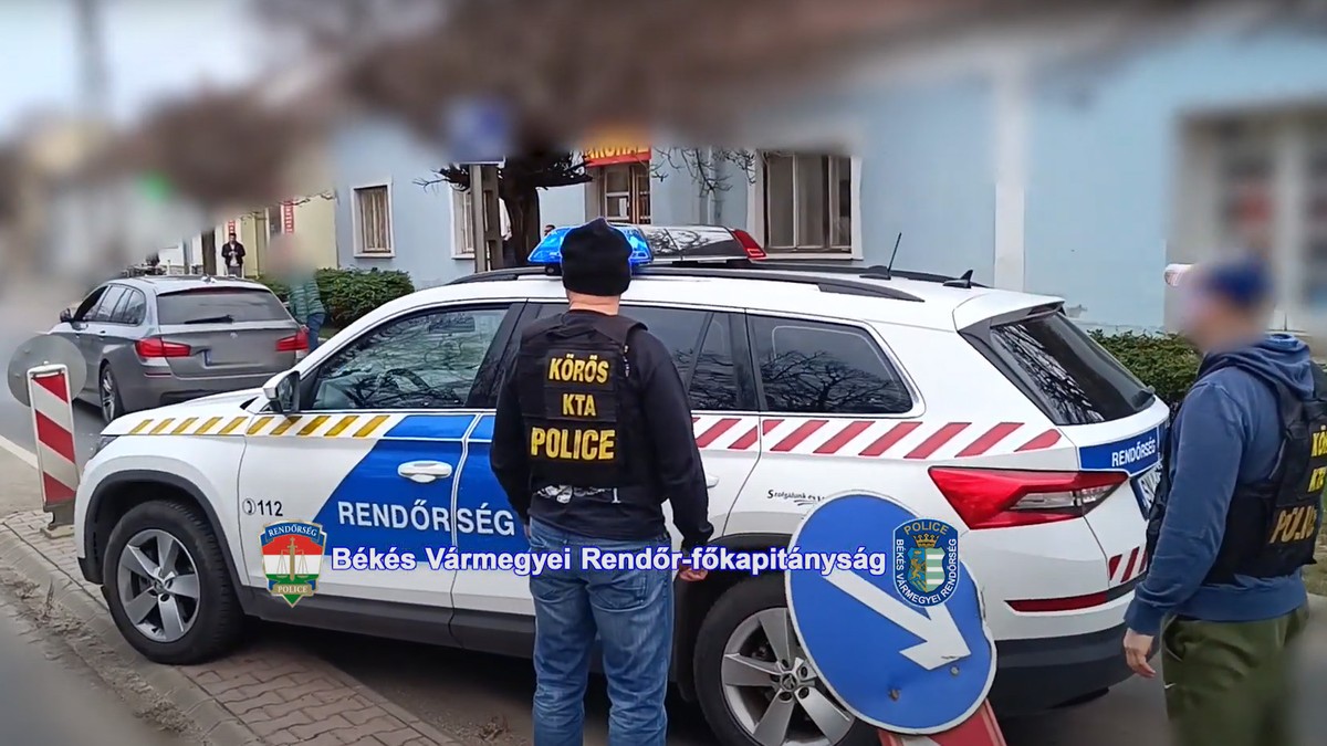 Kábítószer-terjesztő hálózatot számoltak fel Békésben – fotók