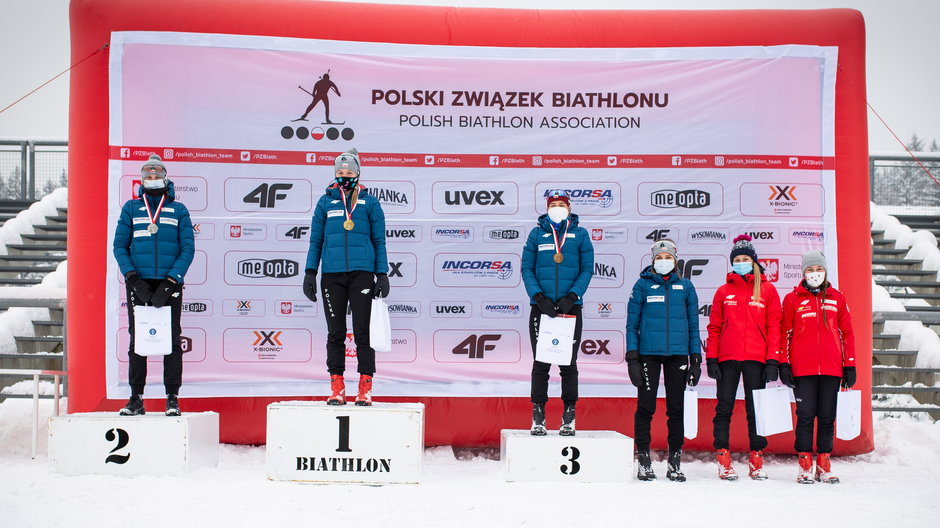 Czołowa szóstka sprintu juniorek