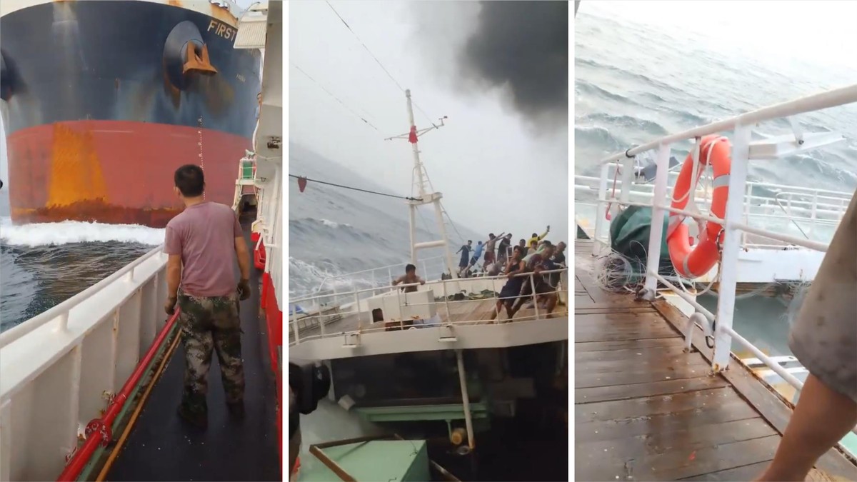 Panamanian bulk carrier collides with Chinese fishing vessel in Singapore Strait