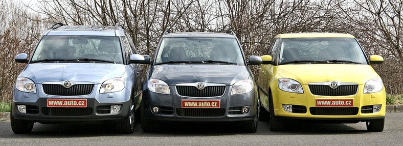 Škoda Fabia vs. Fabia Combi vs. Roomster – braterski pojedynek