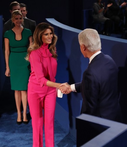 Melania Trump i Bill Clinton