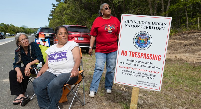 Why a Hamptons highway is a battleground over Native American rights