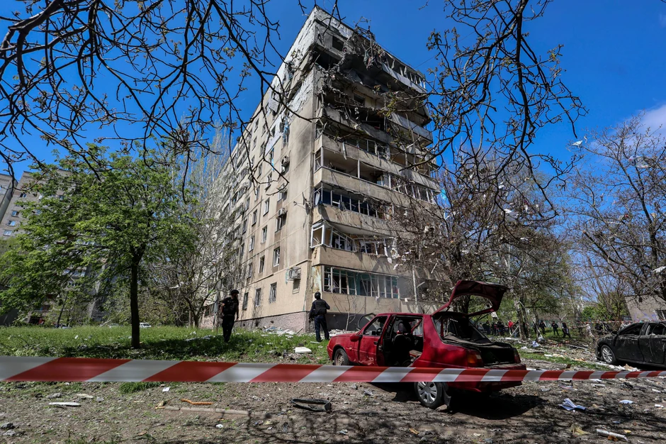 Ruski napad na Zaporožje 22. aprila
