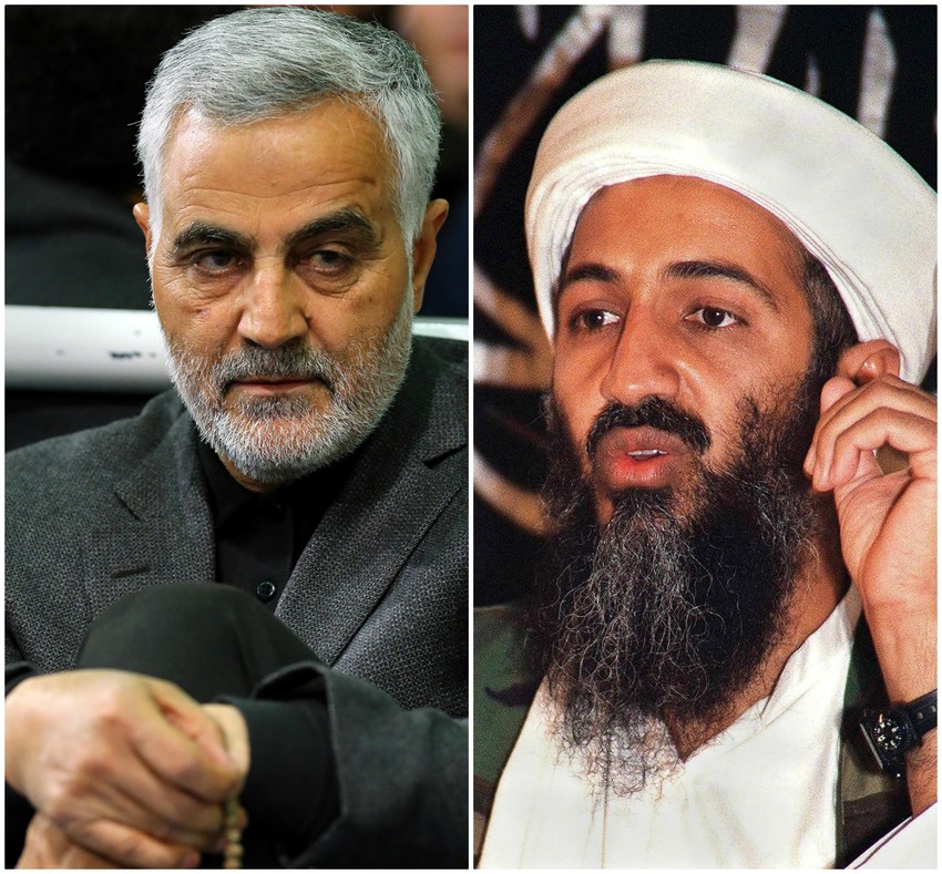 Kasem Sulejmani kao Osama bin Laden