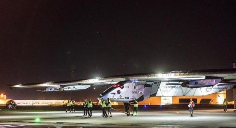 Solar plane takes on Atlantic as part of round-the-world bid