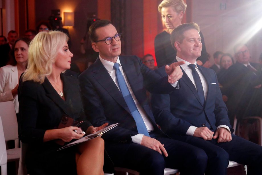 Beata Mońka, Mateusz Morawiecki i Aleksander Kutela