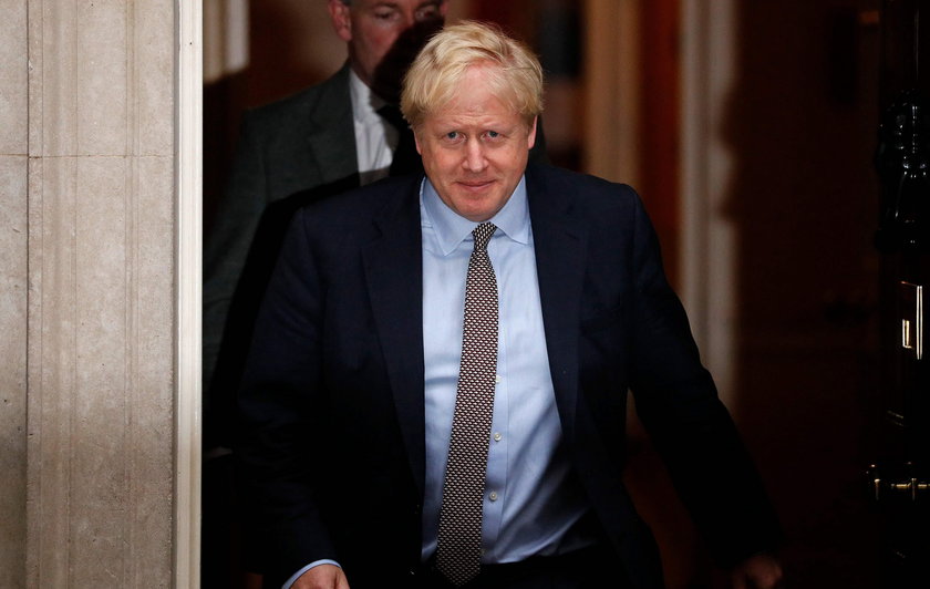 Britain's Prime Minister Boris Johnson is seen at the House of Commons in London