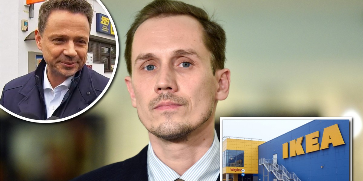 Trzaskowski broni Berkowicza po aferze w IKEA.