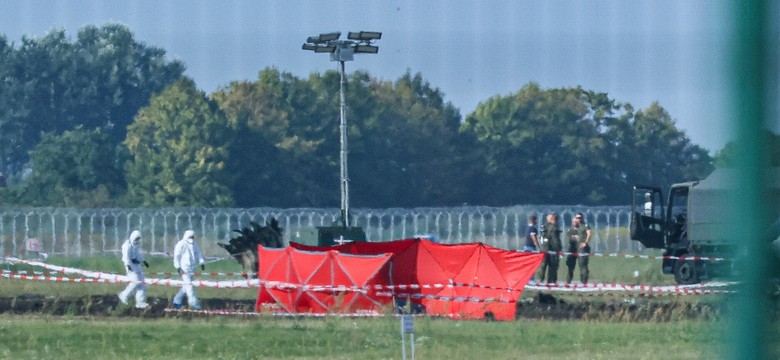 Śmierć pilota F-16. Odnaleziono czarną skrzynkę, prokuratura wszczęła śledztwo