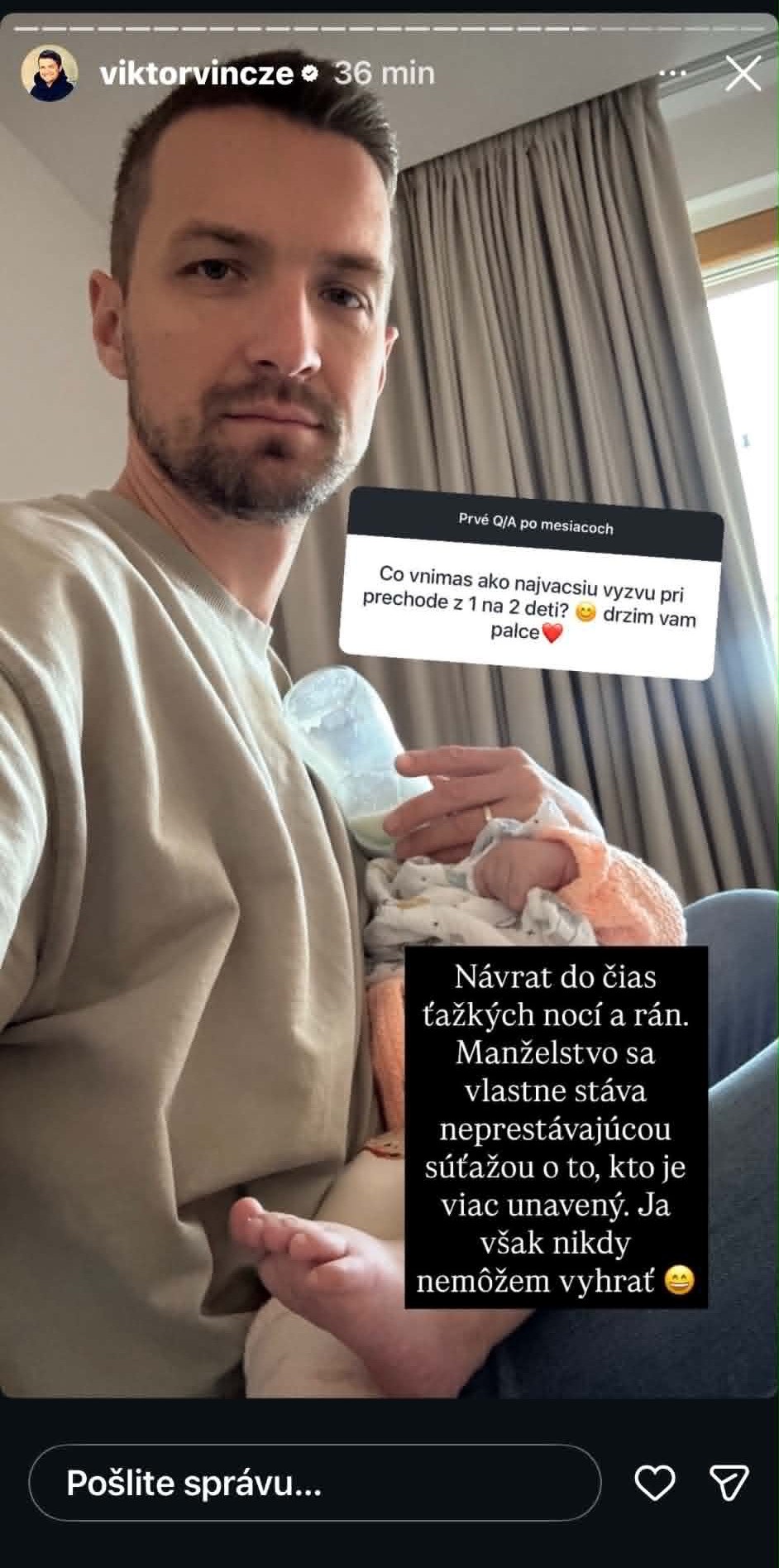 Viktor Vincze s dcérkou Lujzou.