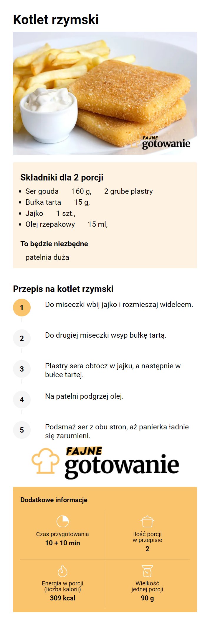 Kotlet rzymski