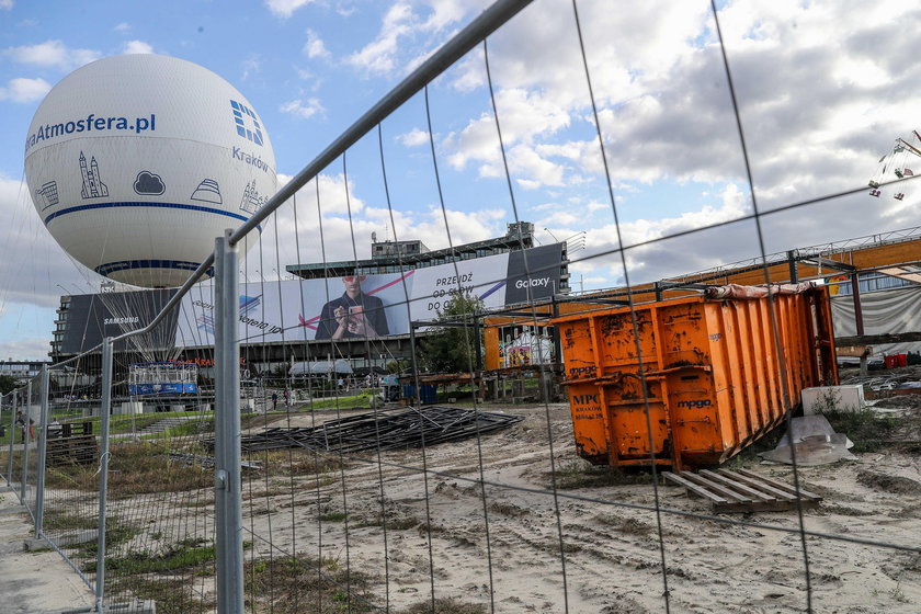 Balon widokowy stanął na bulwarach w Krakowie