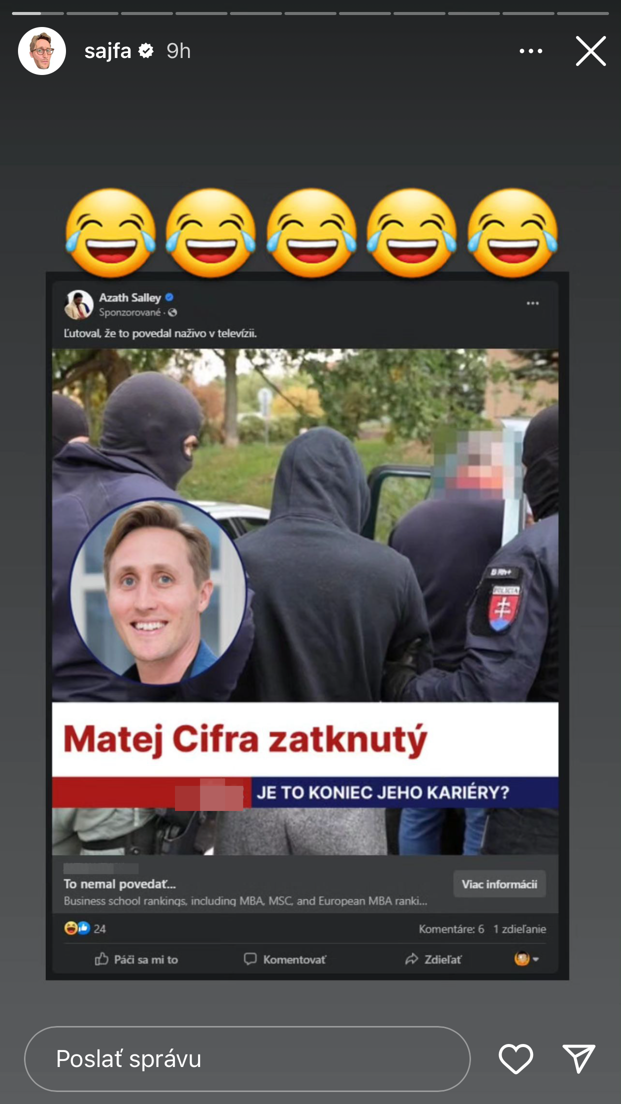 Sajfa upozornil na klamlivú správu, ktorá sa šíri internetom.