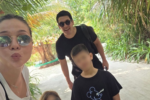 SLAVLJE NA USKRS U DOMU NAŠE GLUMICE Sin Nine Janković napunio 8 godina, a tek kad vidite moćnu, voćnu tortu: Odmah do njega sestra Ivanka