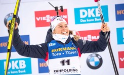 PŚ w biathlonie: Zwycięstwo Eckhoff, Żuk dziesiąta w Ruhpolding