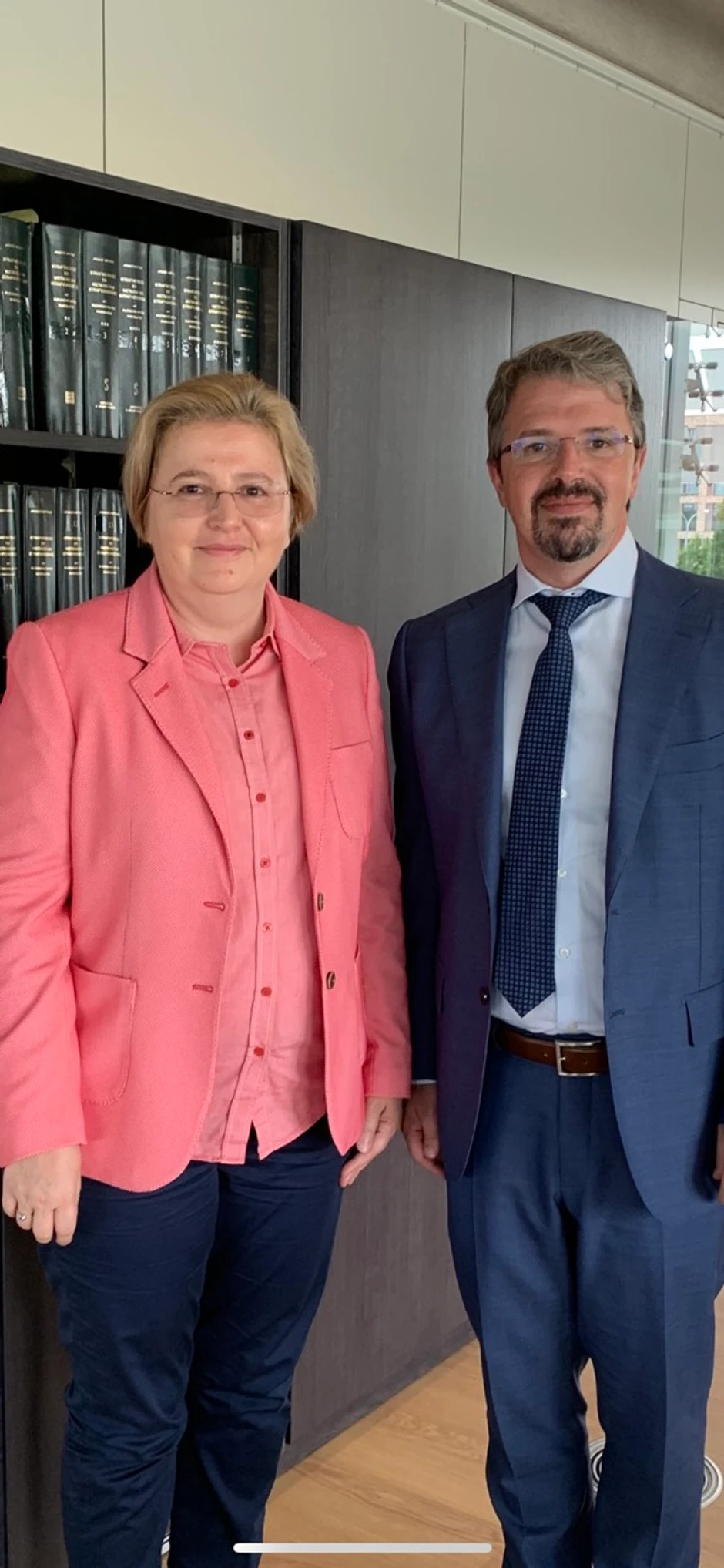 Zagorka Dolovac sa Federalnim tužiocem Kraljevine Belgije