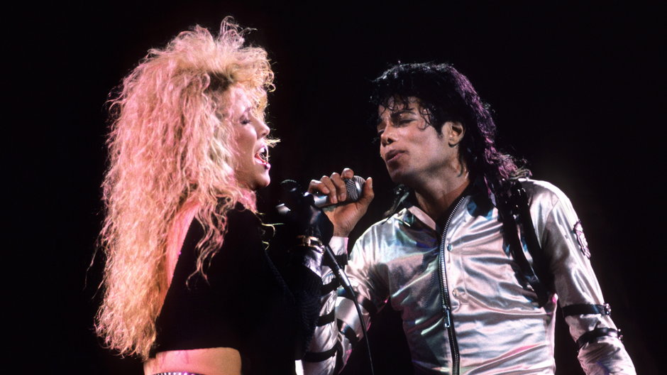 Sheryl Crow and Michael Jackson w 1988 r.