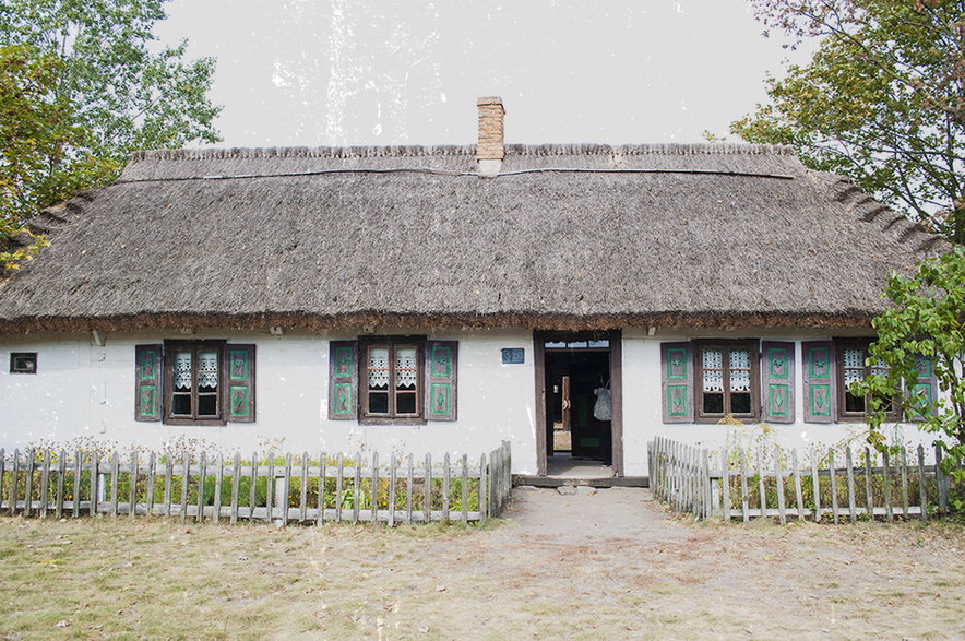 Tradycyjna chata Ziemi Łowickiej