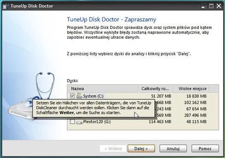 Łyżka dziegciu w beczce miodu – opis funkcji po wybraniu opcji „Co to jest?”