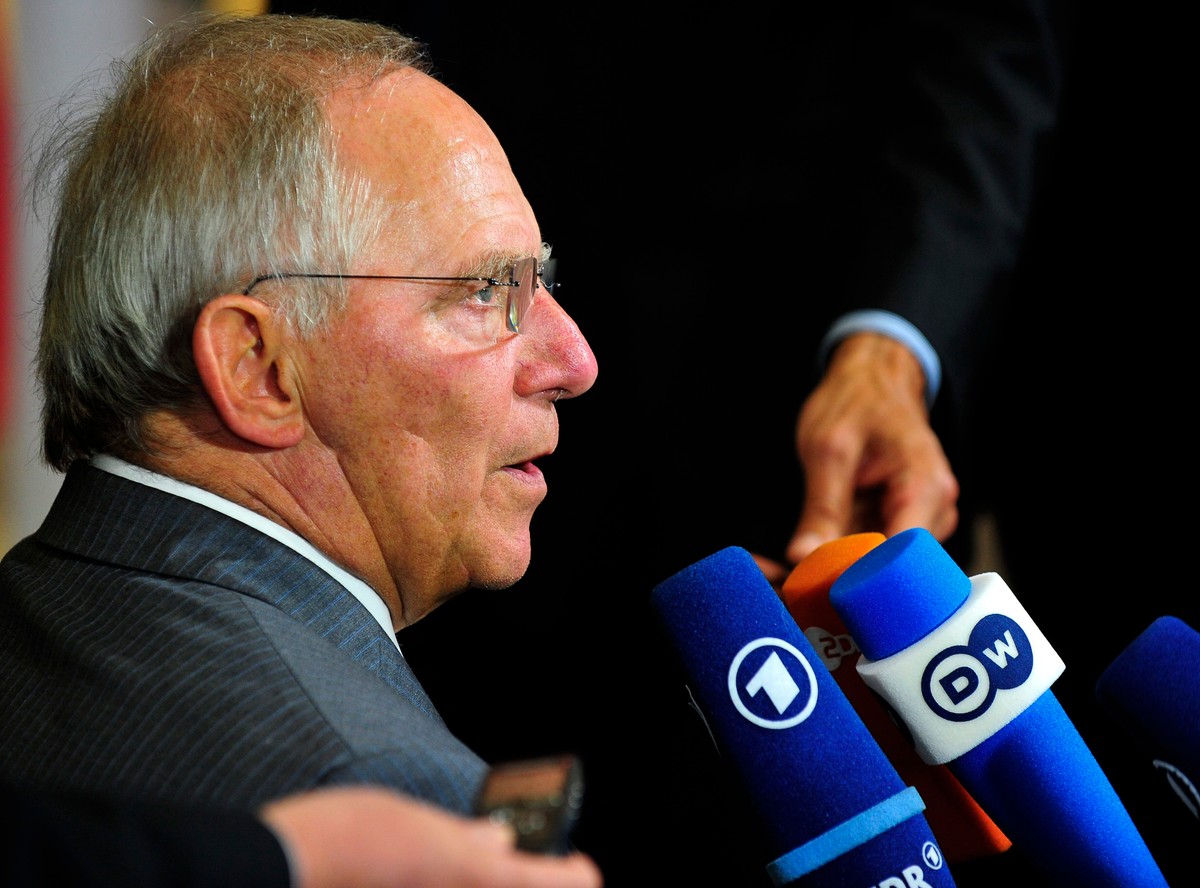 Wolfgang Schaeuble, minister finansów Niemiec