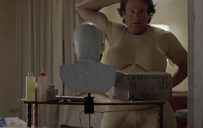 Robin Williams w filmie "Pani Doubtfire"