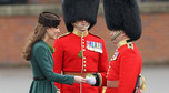 Kate Middleton podczas spotkania z irlandzkimi gwardzistami