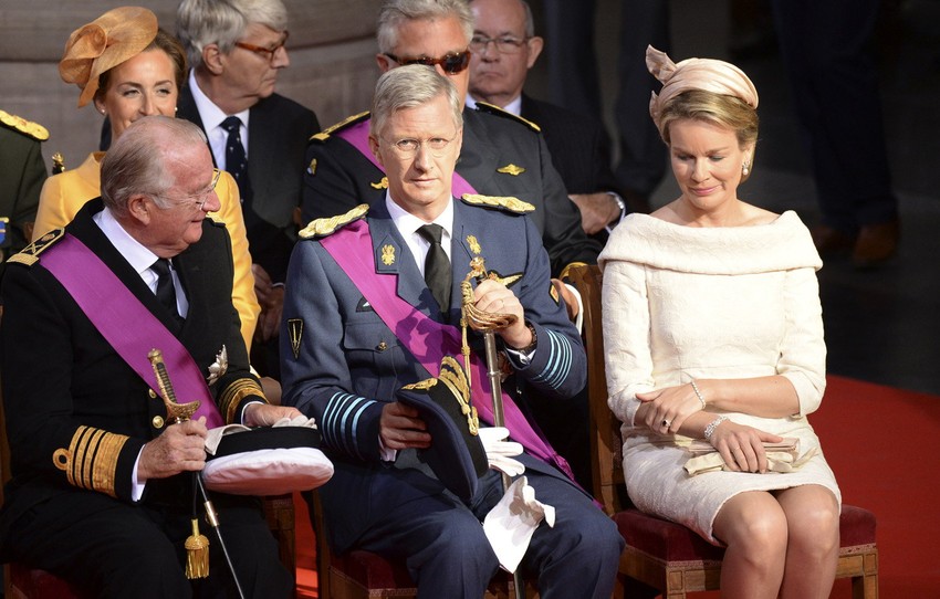 Dosadašnji i novi kralj: Alberrt Drugi i Filip sa suprugom