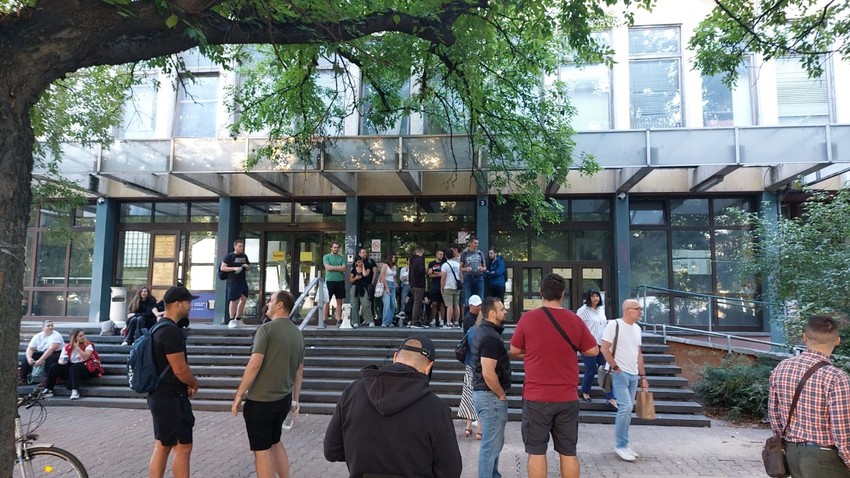 Protest ispred Palate pravde u Novom Sadu