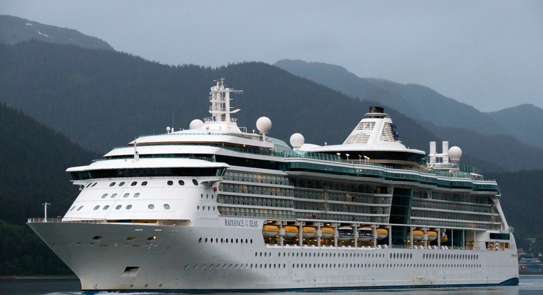 The Radiance of the Seas is currently undergoing repairs and is expected to sail as planned on September 15, a Royal Caribbean spokesperson said. Sergi Reboredo/VW PICS/Universal Images Group via Getty Images