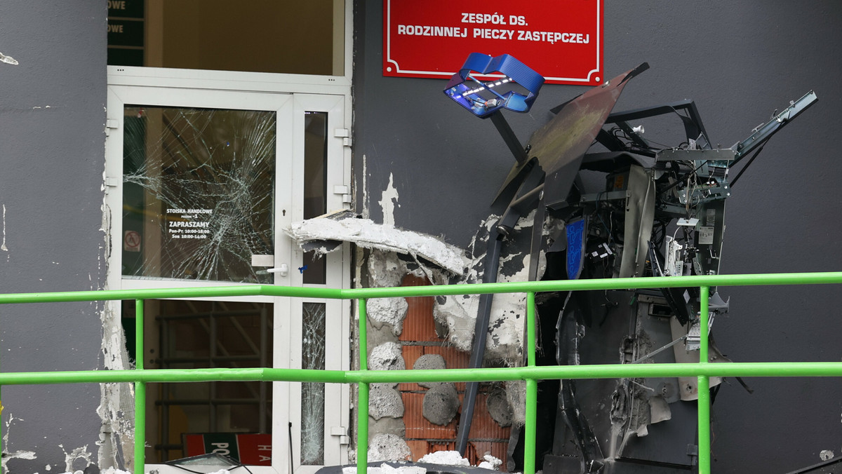 Eksplozja na osiedlu w Krakowie. Wysadzili bankomat