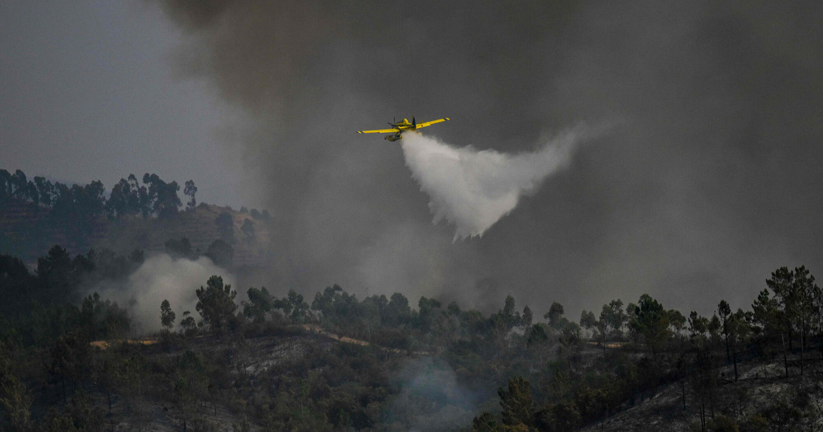 Požáry pustoší Portugalsko.  Evakuace obyvatel a narušení dopravy